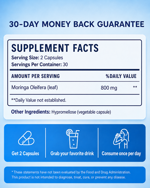 Pure Moringa Capsules
