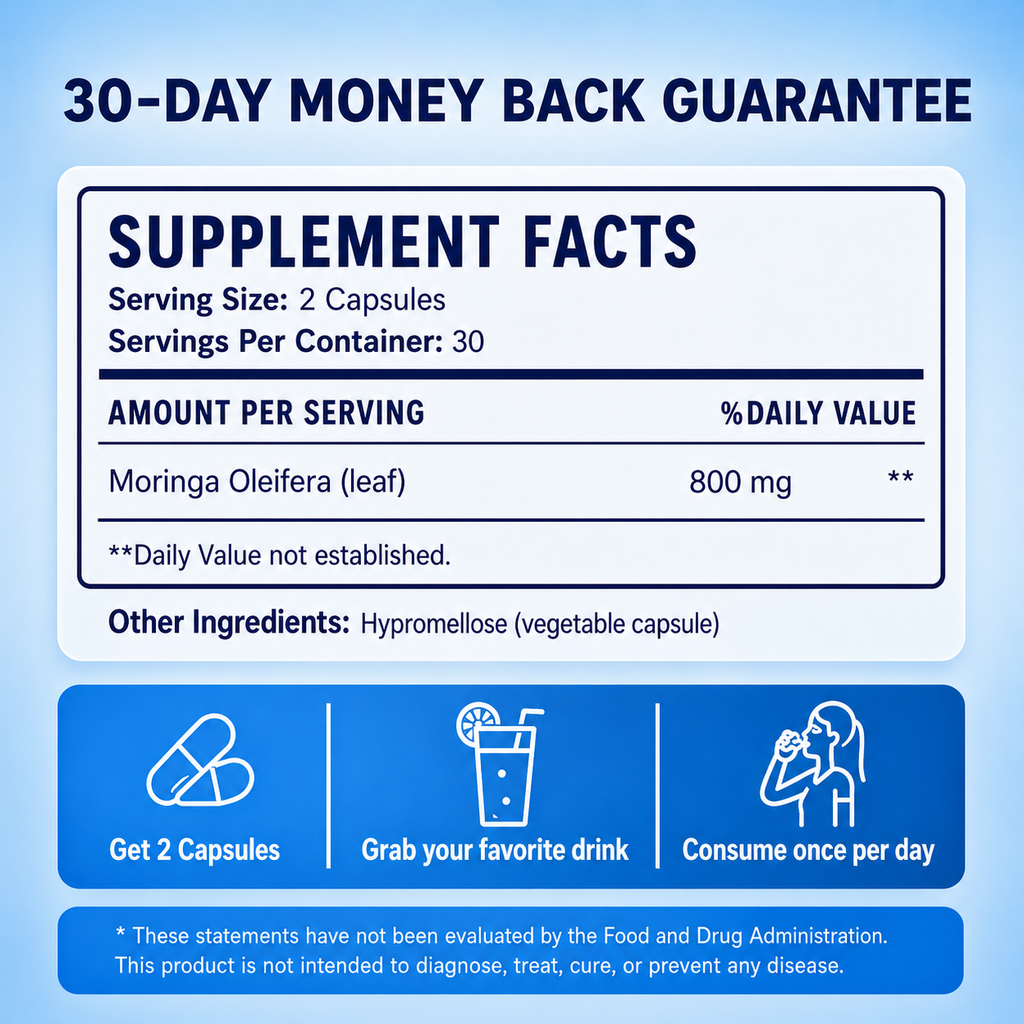 Pure Moringa Capsules