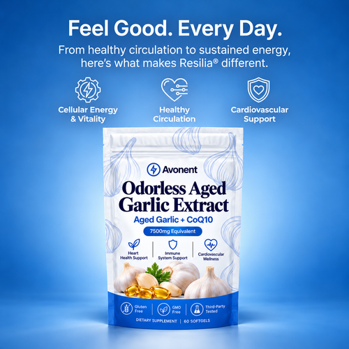 Aged Garlic Extract – 7500mg Odorless Softgels